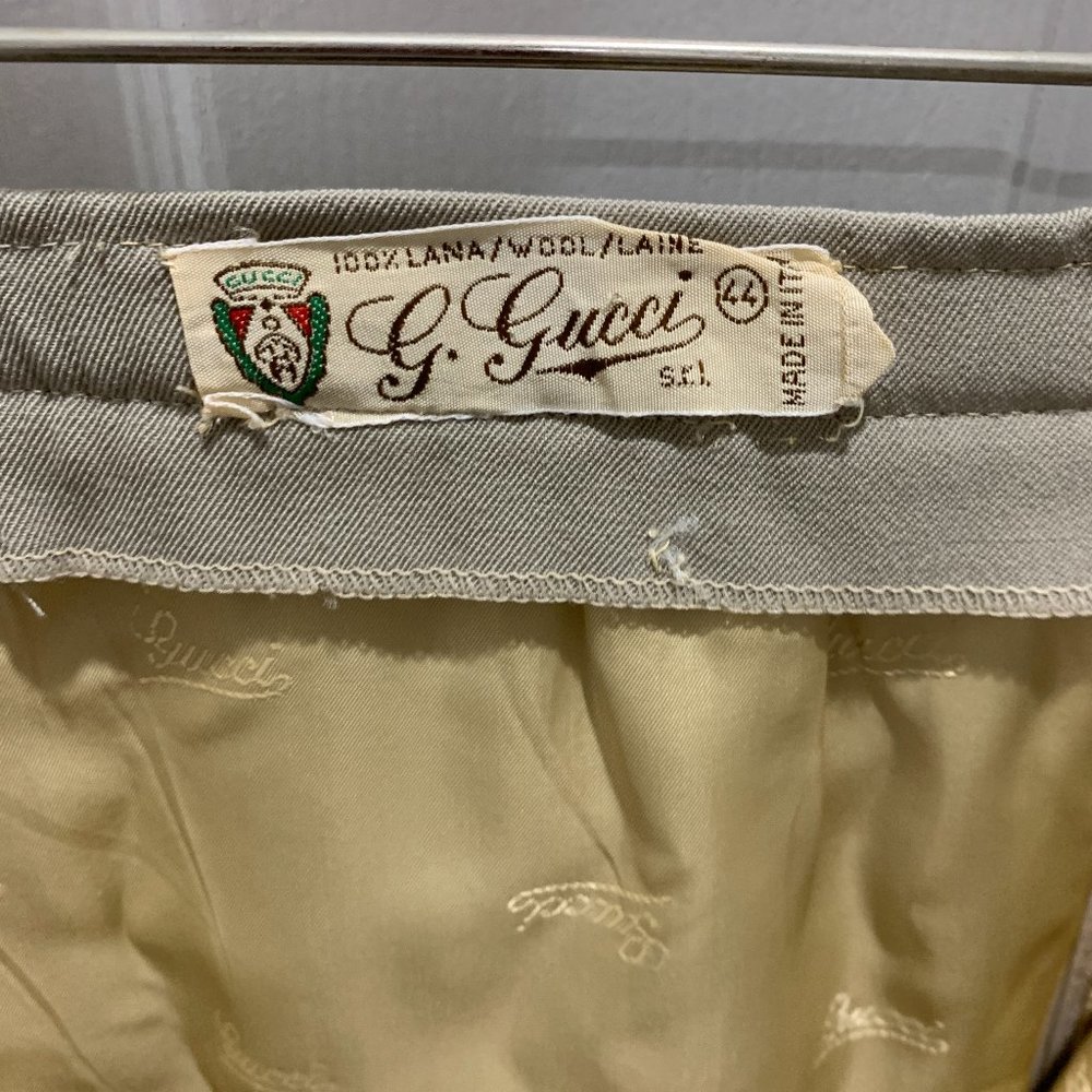 Vintage Gucci Tan Skirt